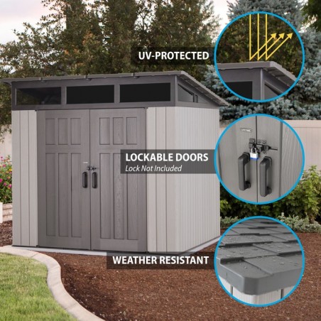 Lifetime 8.3 X 8.3 Outdoor Storage Shed (60336)