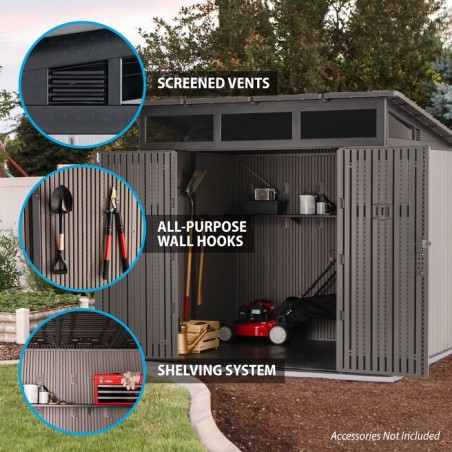 Lifetime 8.3 X 8.3 Outdoor Storage Shed (60336)