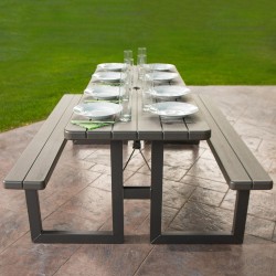 Lifetime 6-Foot Craftsman Folding Picnic Tables (60398)