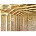 Fairview 12x12 Wood Storage Shed Kit - ALL Pre-Cut (fairview_1212)