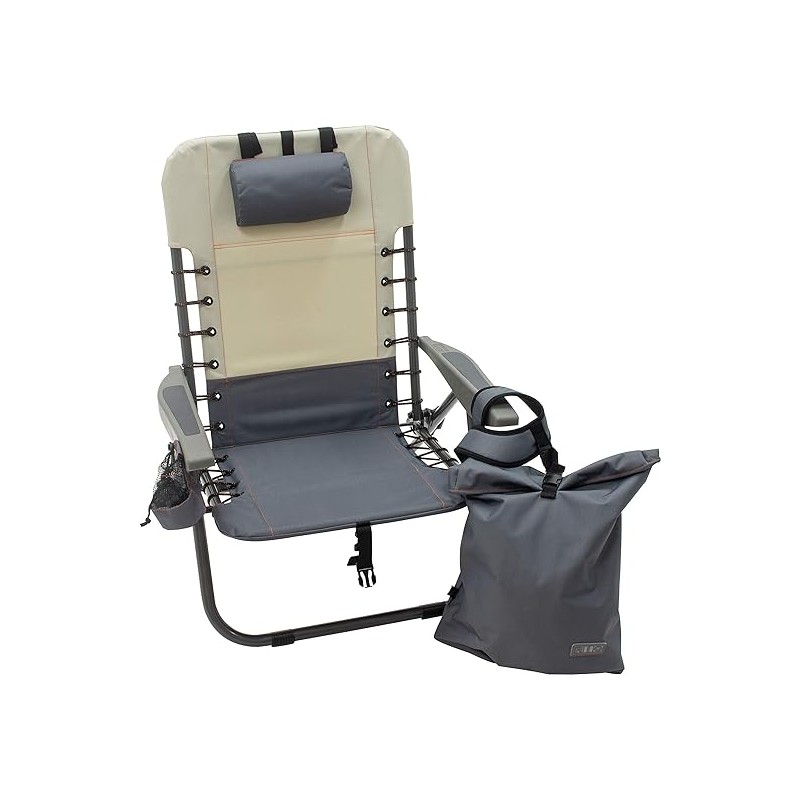 Rio Lace-Up Removable Backpack Chair - Slate/Putty (GR529R-434-1)