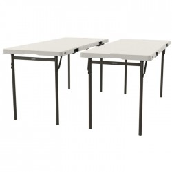 Lifetime Commercial 2 Packs 6-Foot Fold-In-Half Table (80935)