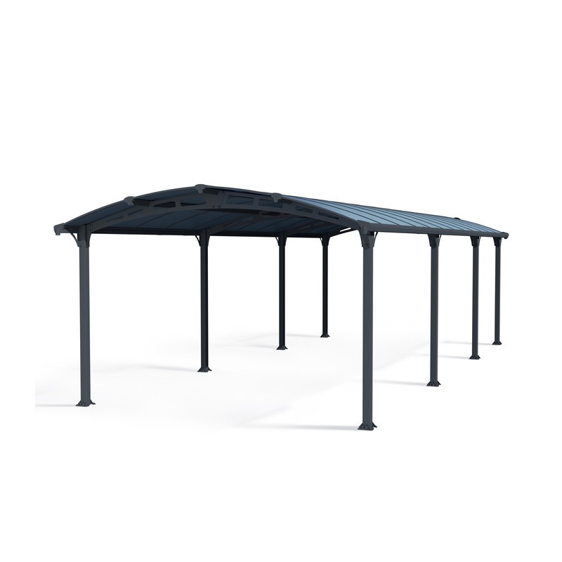 Palram – Canopia Arcadia 12x28 Aluminum & Steel Carport Kit (HG9119)