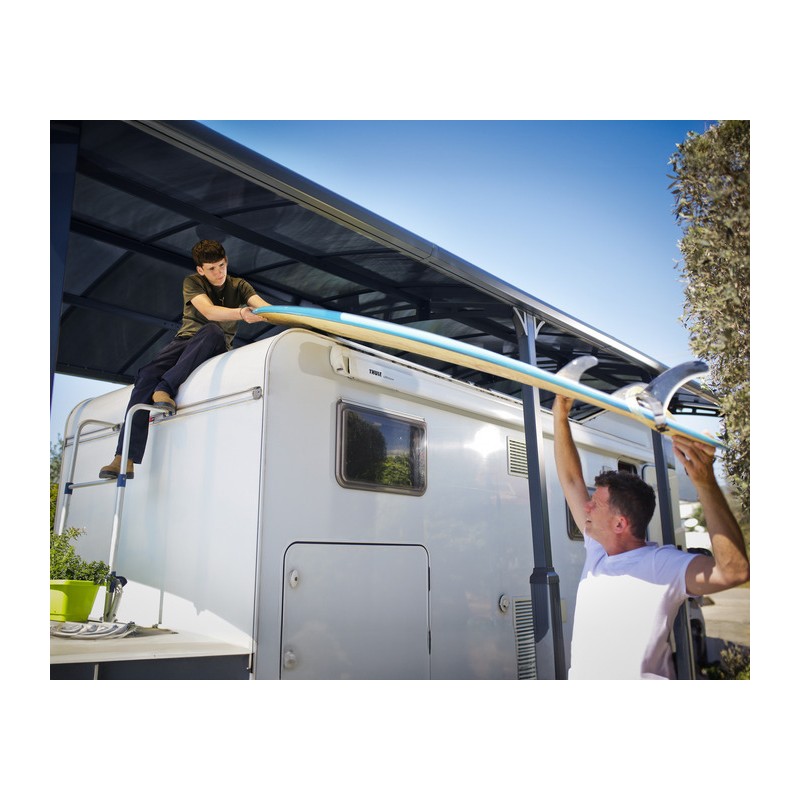 Palram - Canopia 12x14 Arcadia Alpine Carport - Gray (HG9131)