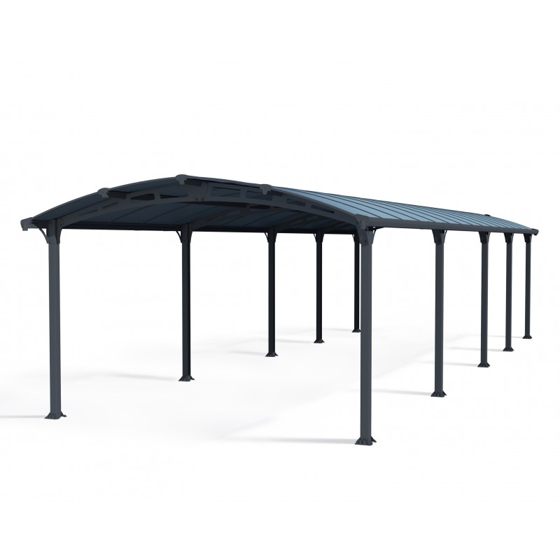 Palram – Canopia Arcadia 12x14 Aluminum & Steel Carport Kit (HG9115)