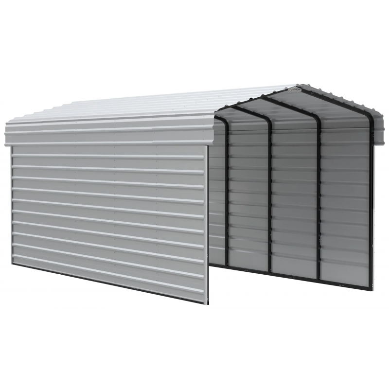 Arrow Carport 2-sided enclosure 10x24x09- Eggshell (CPH102409ECL2)