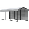 Arrow Carport 10x29x09 with 1-sided enclosure- Eggshell (CPH102909ECL1) Arrow Carport 10x29x09 with 1-sided enclosure- Eggshell (CPH102909ECL1)