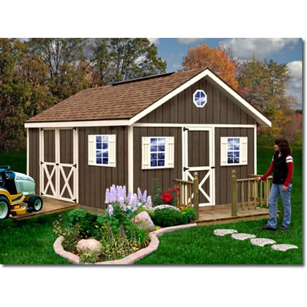 Fairview 12x16 Wood Storage Shed Kit, Who Makes The Best Wood Storage Sheds