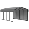 Arrow Carport 1-sided 10x20x09 enclosure- Charcoal (CPHC102009ECL1)