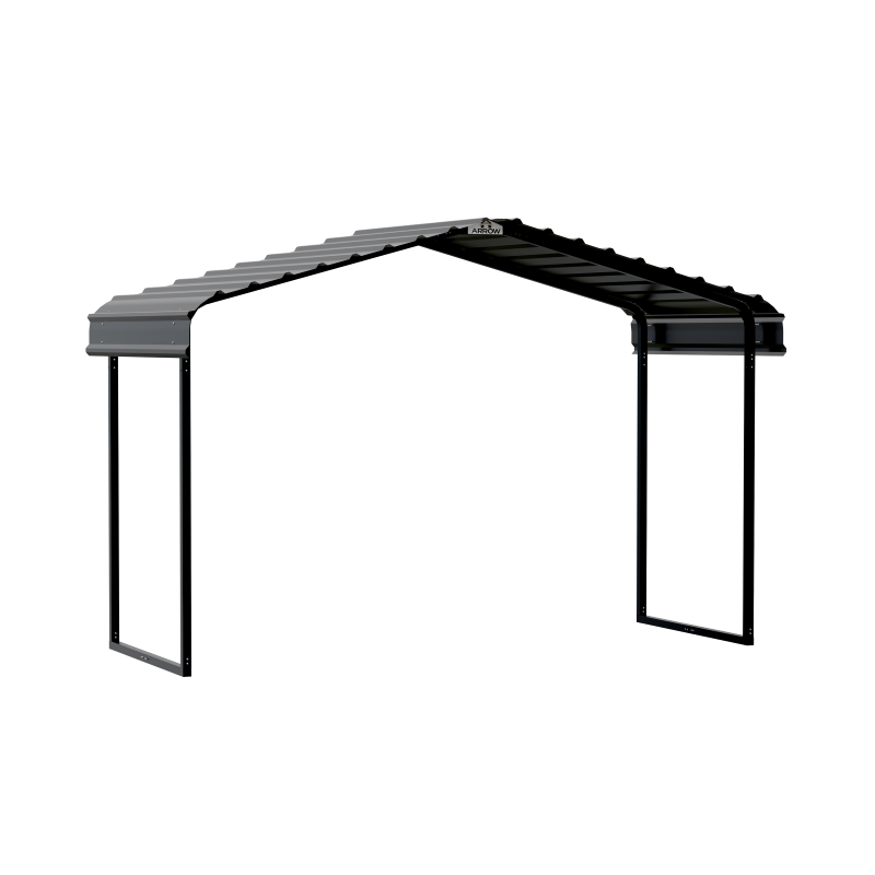 Arrow 12x6x7 Metal Canopy - Charcoal (CPHC120607DS)