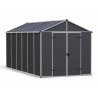 Palram - Canopia Rubicon 8' x 15' Shed - Gray (HG9733GY) Palram - Canopia Rubicon 8' x 15' Shed - Gray (HG9733GY)