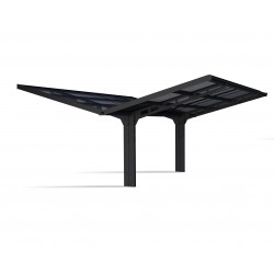 Palram Canopia Sydney Wave Double Carport Wing Style (HG9091)