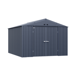 Arrow Elite 10x12 Steel Storage Shed - Anthracite (EG1012AN)