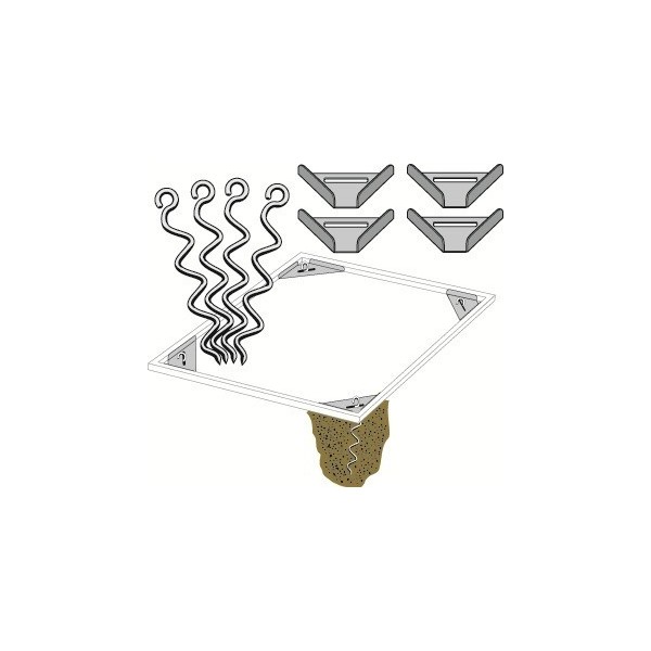 Arrow Shed Earth Anchor Kit AK600