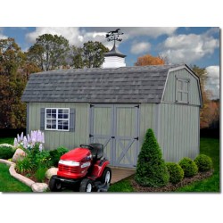 Best Barns Meadowbrook 10x12  Wood Storage Shed Kit (meadowbrook_1012)
