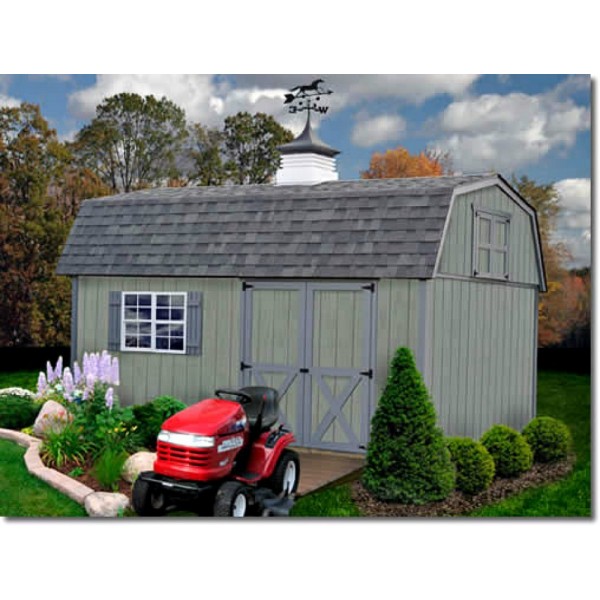 best barns meadowbrook 16x10 wood storage shed kit