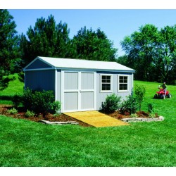 Handy Home Somerset 10x14 Wood Storage Shed Kit (18414-7)