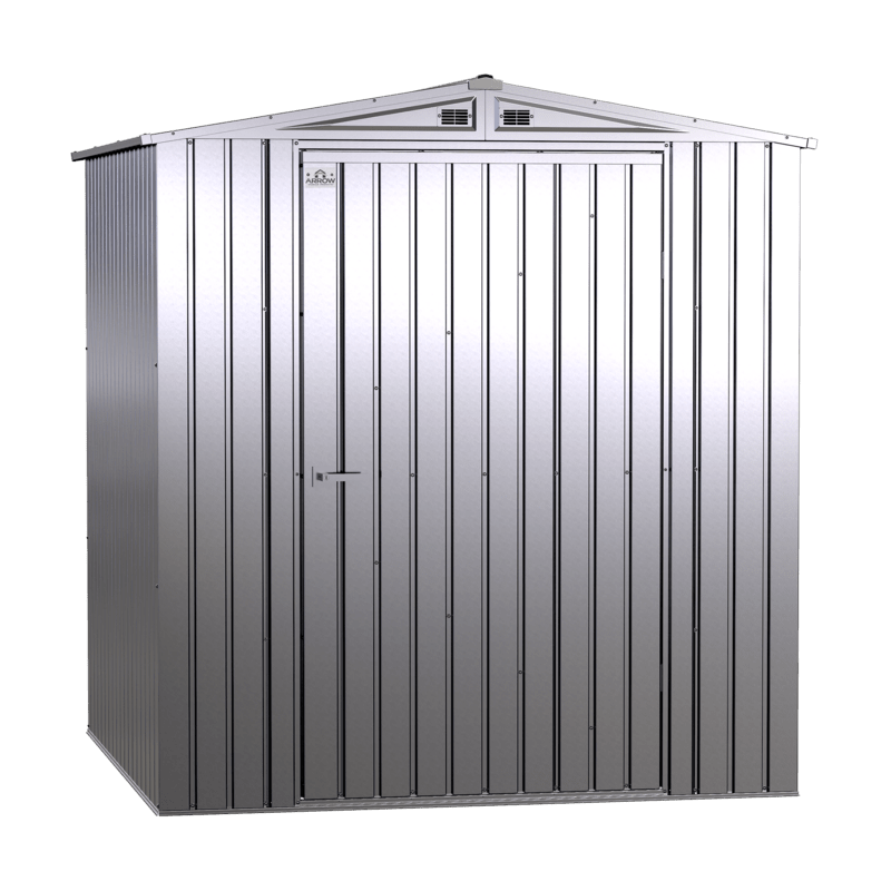 Arrow Elite Steel 6x6 Storage Shed Kit - Galvalume (EG66AB)