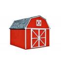 Handy Home Berkley 10x12 Wood Storage Shed w/ Floor - Barn Style (18513-7)