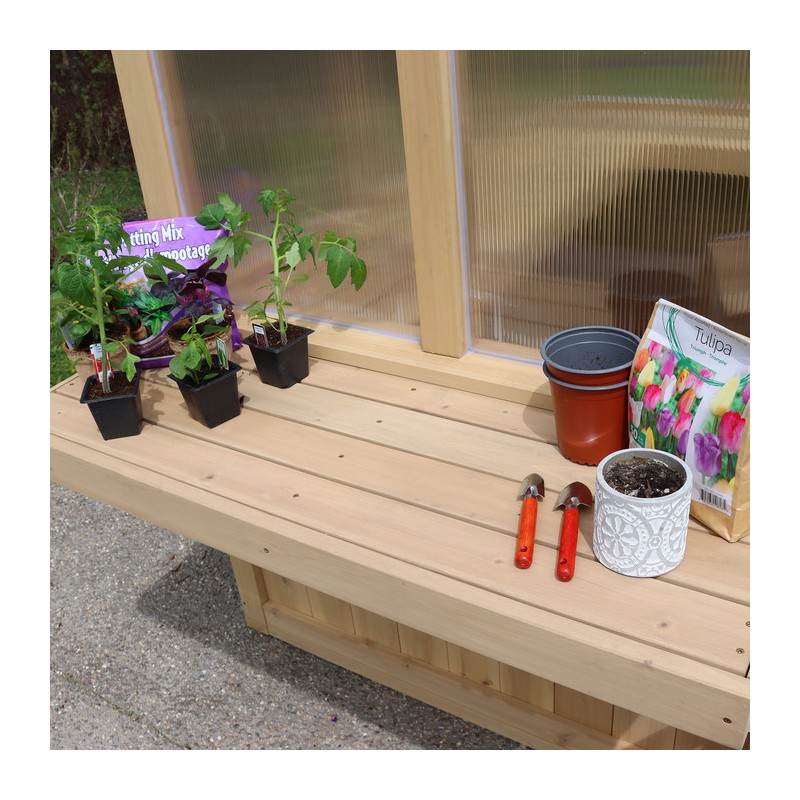 Yardistry Meridian Greenhouse Workstation (YM11816COM)