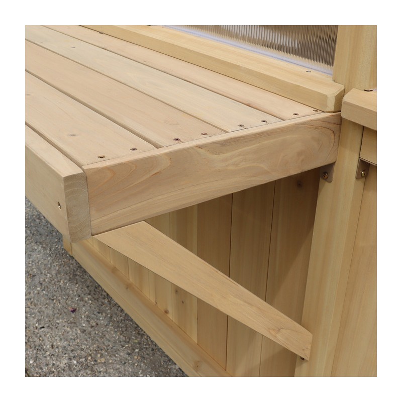 Yardistry Meridian Greenhouse Workstation (YM11816COM)