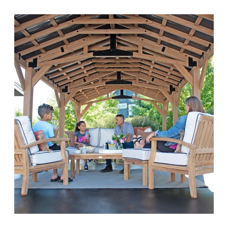 Yardistry 14 x 34 Multi-Purpose Shade Structure Kit (YM12871COM)