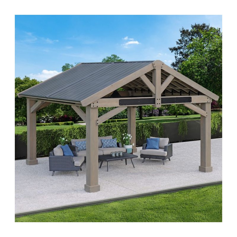 Yardistry 16 x 14 Timber Frame Pavilion Kit (YM12904)