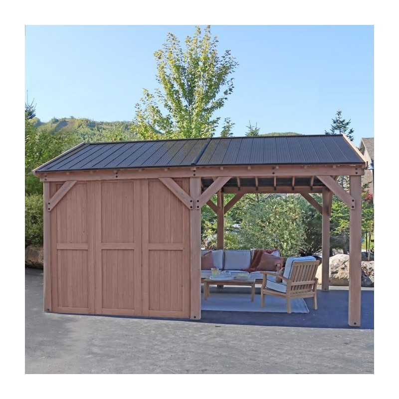 Yardistry Privacy Wall Kit for Multi-Purpose Shade Structure (YM12728COM)