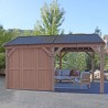 Yardistry Privacy Wall Kit for Multi-Purpose Shade Structure (YM12728COM)