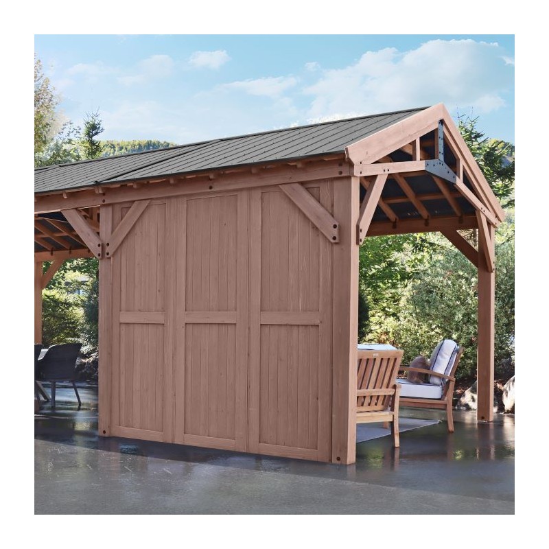 Yardistry Privacy Wall Kit for Multi-Purpose Shade Structure (YM12728COM)
