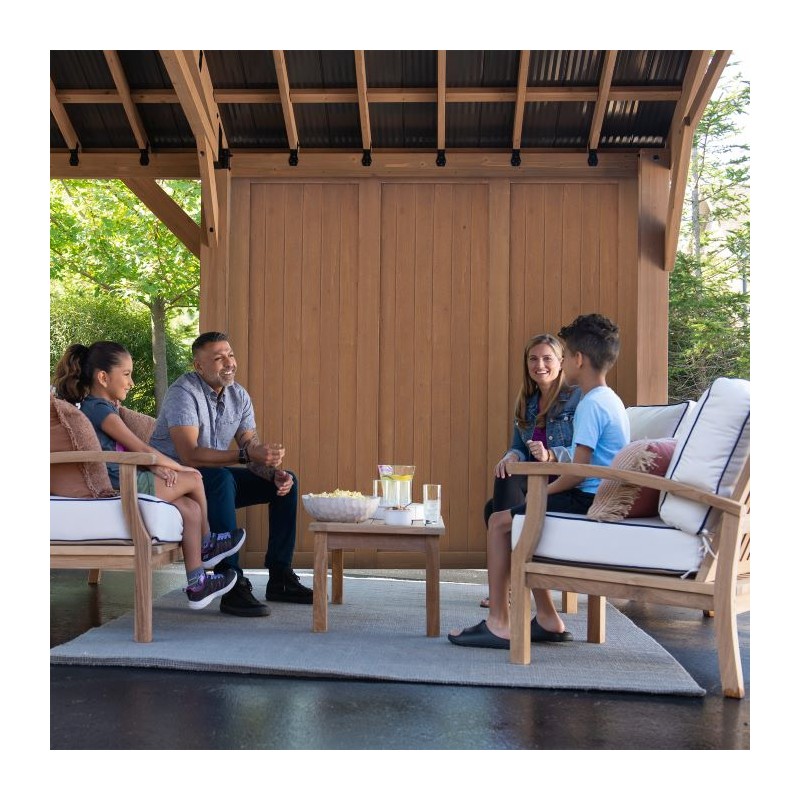 Yardistry Privacy Wall Kit for Multi-Purpose Shade Structure (YM12728COM)