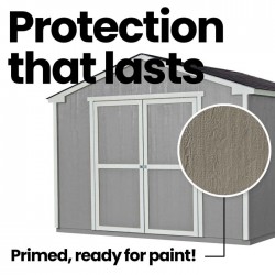 Handy Home Cumberland 10x8 Economical Wood Storage Shed Kit (18280-8)