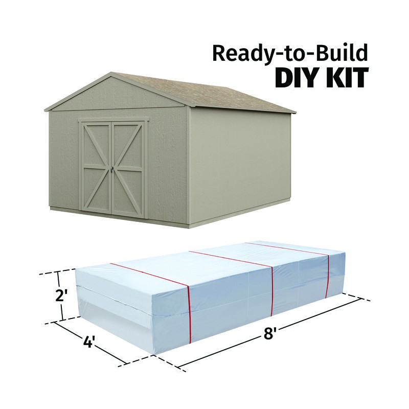 Handy Home 12x24 Astoria Wood Storage Shed Kit (19422-1)