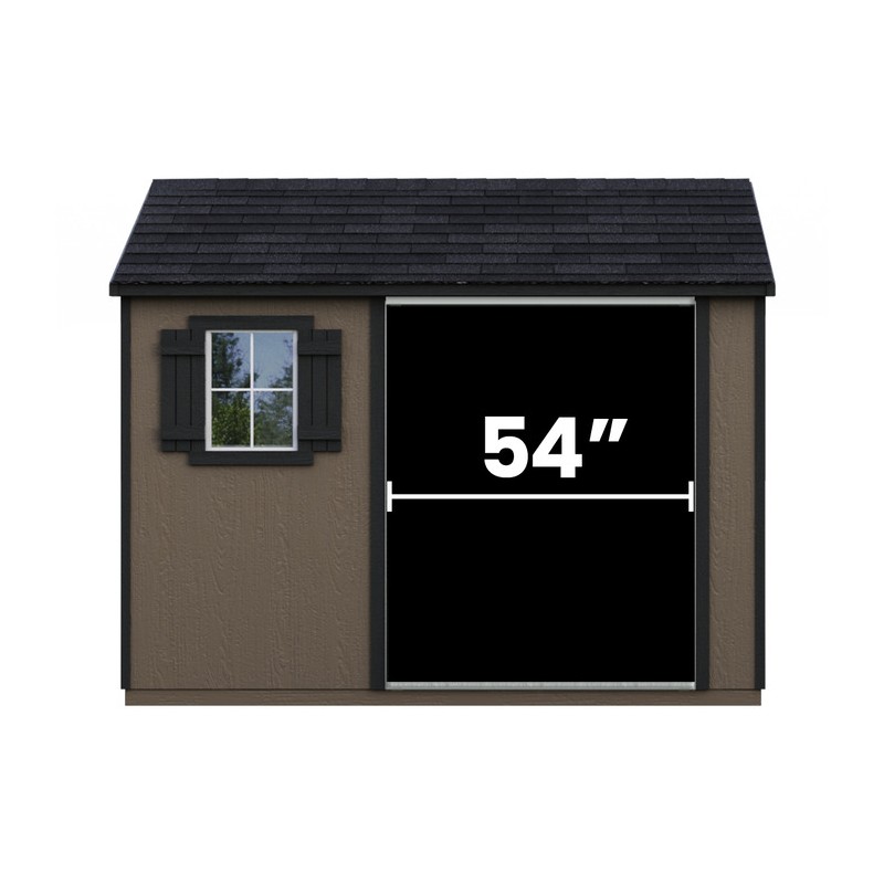 Handy Home Avondale 10x8 Wood Storage Shed Kit with Floor and Window (18242-6)