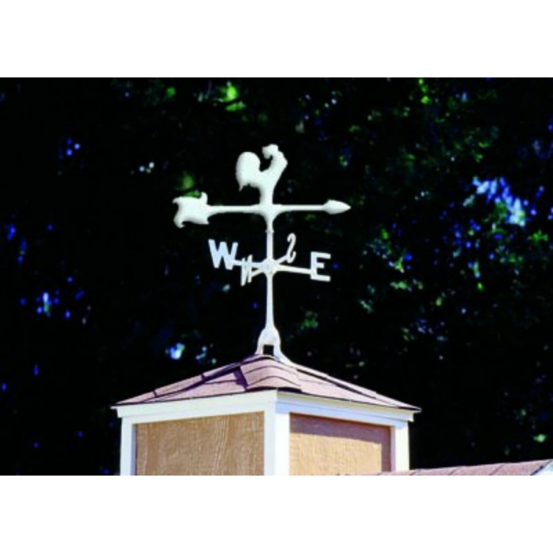 Handy Home Cupola - For 8' & 10' Wide Buildings w/ Rooster Weathervane (18814-5 & 19990-5)