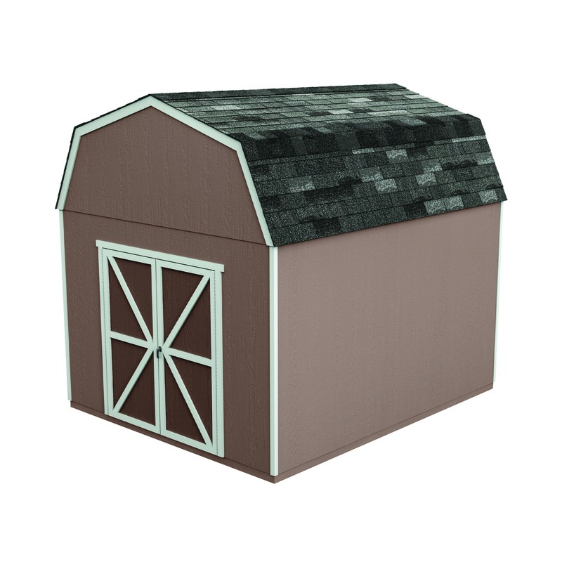 Handy Home 10x18 Braymore Wood Storage Shed Kit (19459-7)