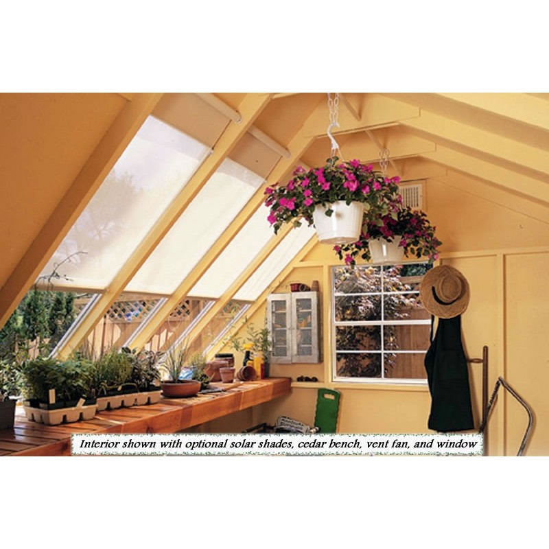 Handy Home Phoenix 8x10 Solar Shed Greenhouse Kit (18147-4)