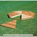 Handy Home 10' San Marino Gazebo Wood Floor Kit (19951-6)
