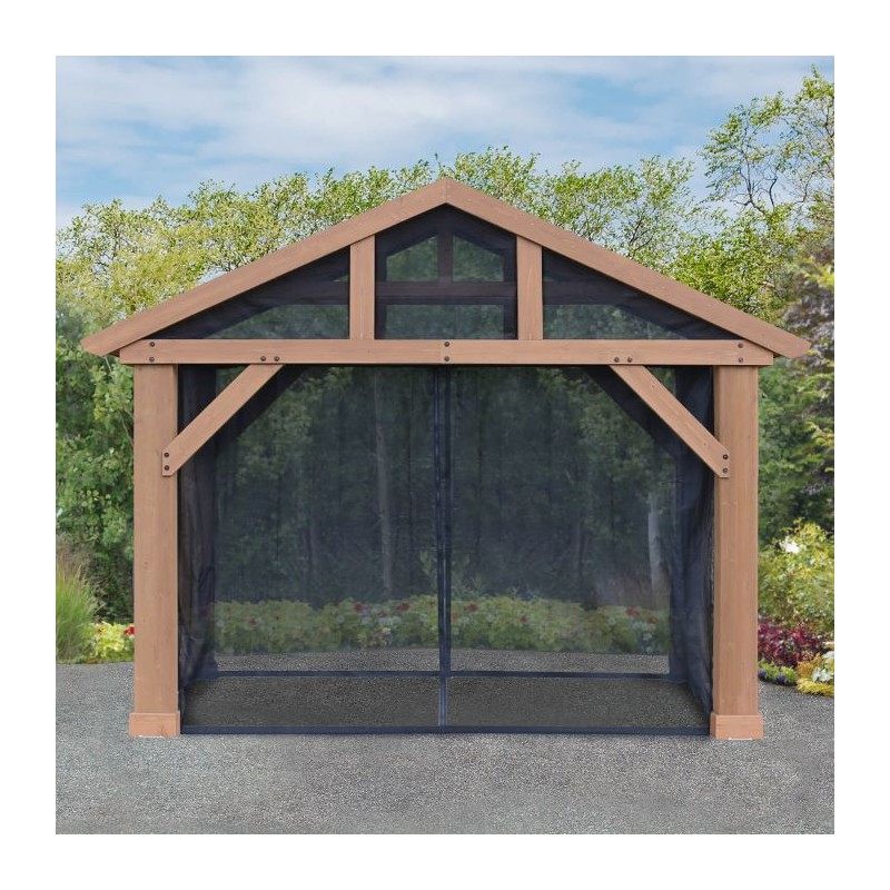 Yardistry 14 x 12 Pavilion Mesh Netting Kit (YM12834XCOM)