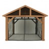 Yardistry 14 x 12 Pavilion Mesh Netting Kit (YM12834XCOM)
