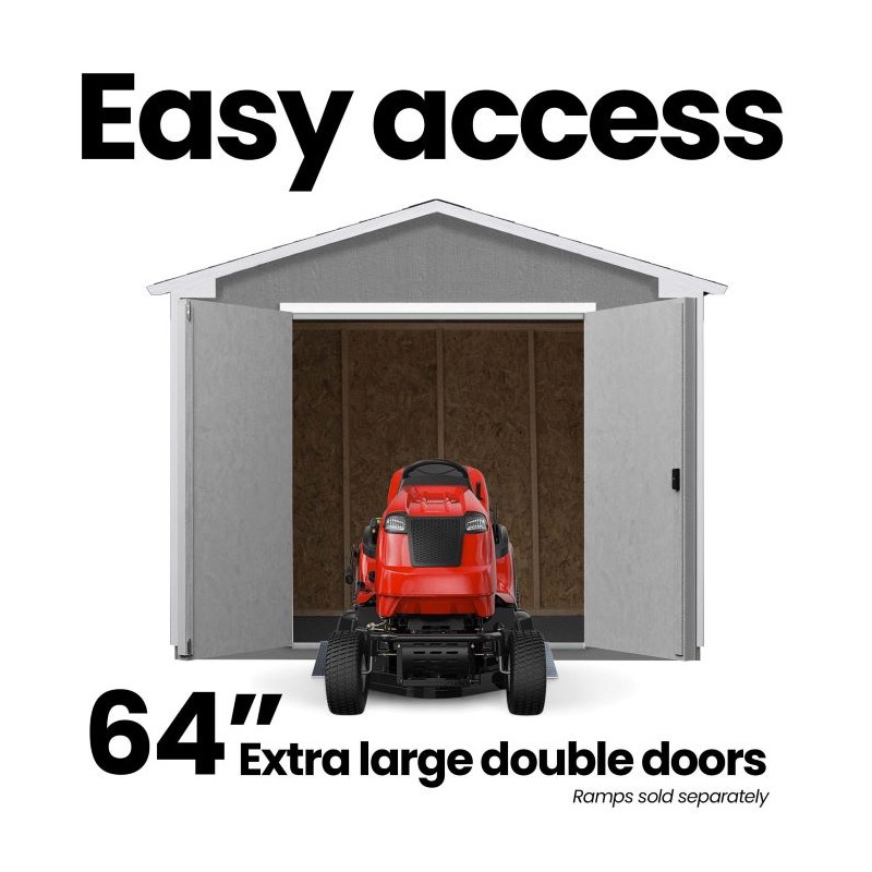 Handy Home Cumberland 10x16 Economical Wood Storage Shed Kit (18285-3)