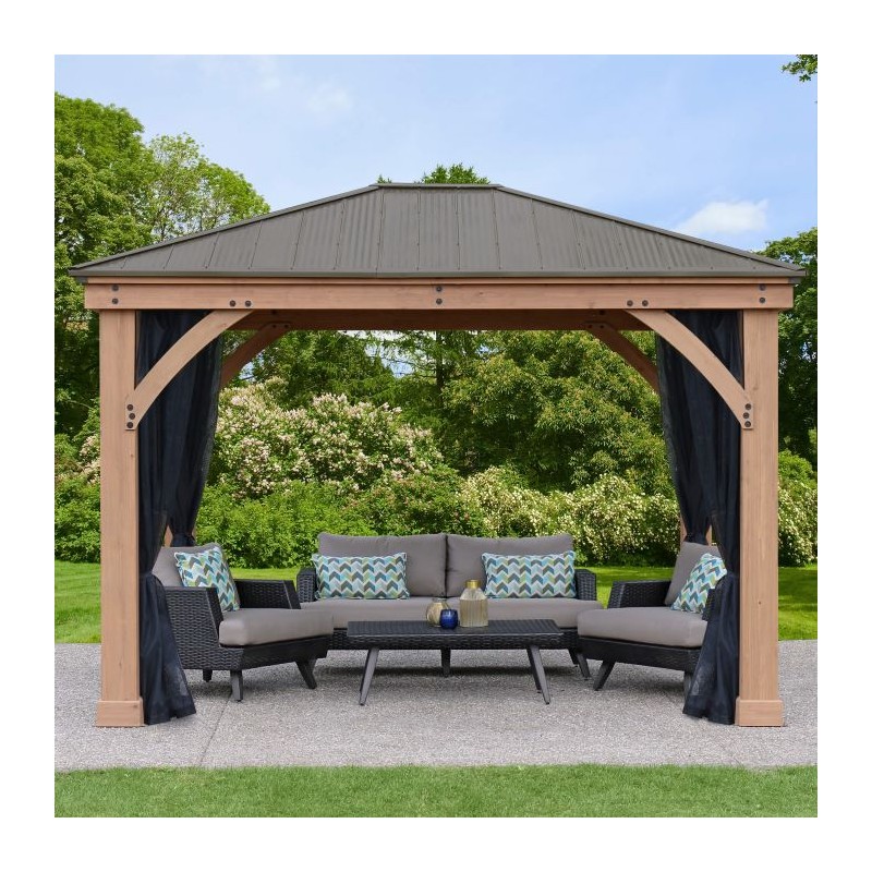Yardistry 12 x 10 Gazebo Mesh Netting Kit (YM12938XCOM)