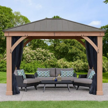 Yardistry 12 x 10 Gazebo Mesh Netting Kit (YM12938XCOM)