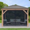 Yardistry 12 x 10 Gazebo Mesh Netting Kit (YM12938XCOM)