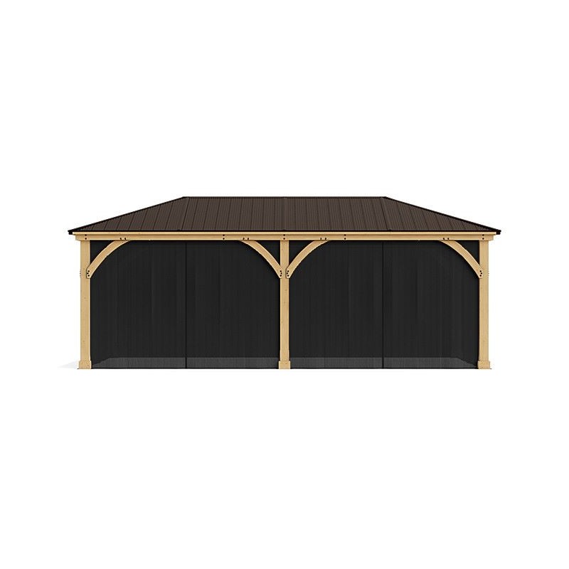 Yardistry Meridian 12 x 24 Gazebo Mesh Netting Kit (YM12789)