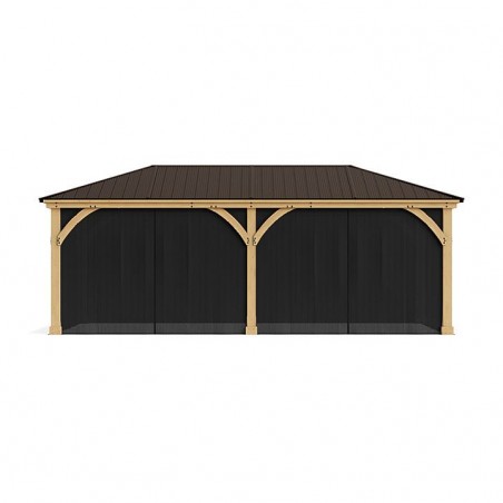 Yardistry Meridian 12 x 24 Gazebo Mesh Netting Kit (YM12789COM)