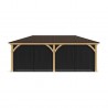 Yardistry Meridian 12 x 24 Gazebo Mesh Netting Kit (YM12789COM)