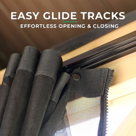 Yardistry Meridian 12 x 24 Gazebo Mesh Netting Kit (YM12789COM)