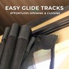Yardistry Meridian 12 x 24 Gazebo Mesh Netting Kit (YM12789COM)