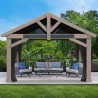Yardistry Timber Frame Pavilion 16 x 14 Mosquito Mesh Kit (YM12928COM)